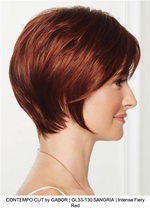CONTEMPO CUT by GABOR | GL33-130 SANGRIA | Intense Fiery Red