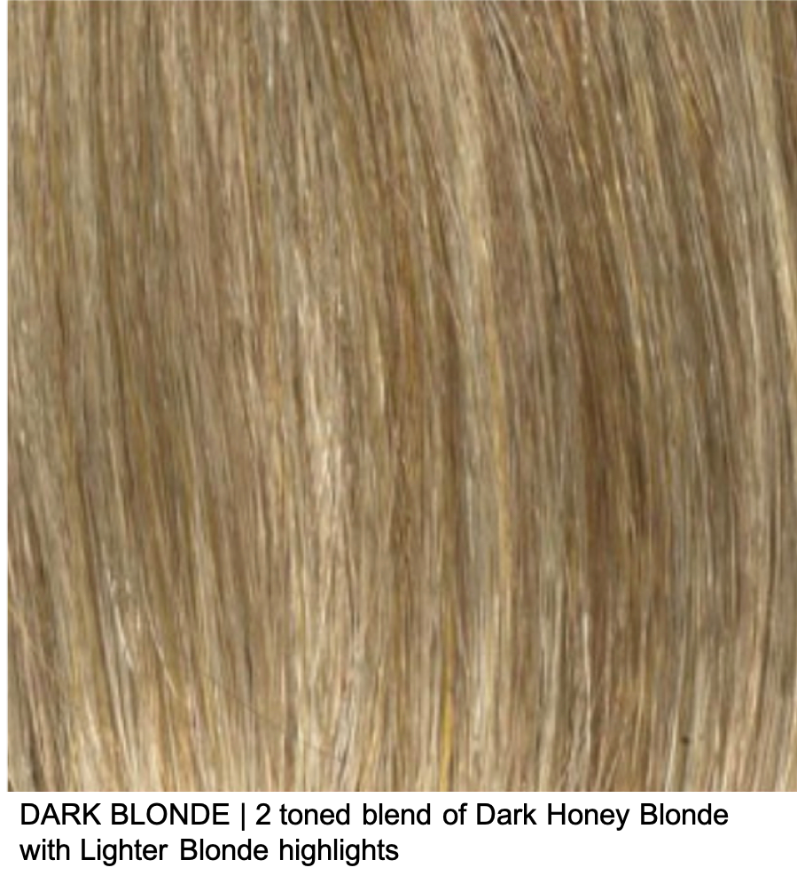 DARK BLONDE | 2 toned blend of Dark Honey Blonde with Lighter Blonde highlights