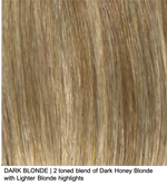 DARK BLONDE | 2 toned blend of Dark Honey Blonde with Lighter Blonde highlights