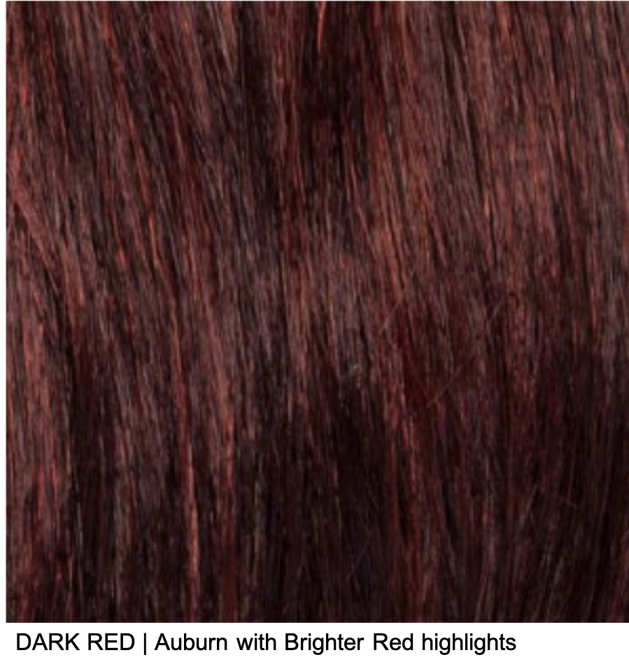 DARK RED | Auburn with Brighter Red highlights