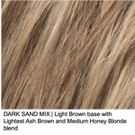 DARK SAND MIX | Light Brown base with Lightest Ash Brown and Medium Honey Blonde blend