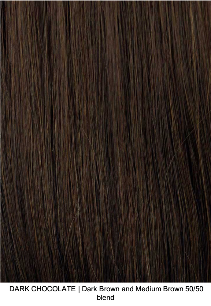 DARK CHOCOLATE | Dark Brown and Medium Brown evenly blend