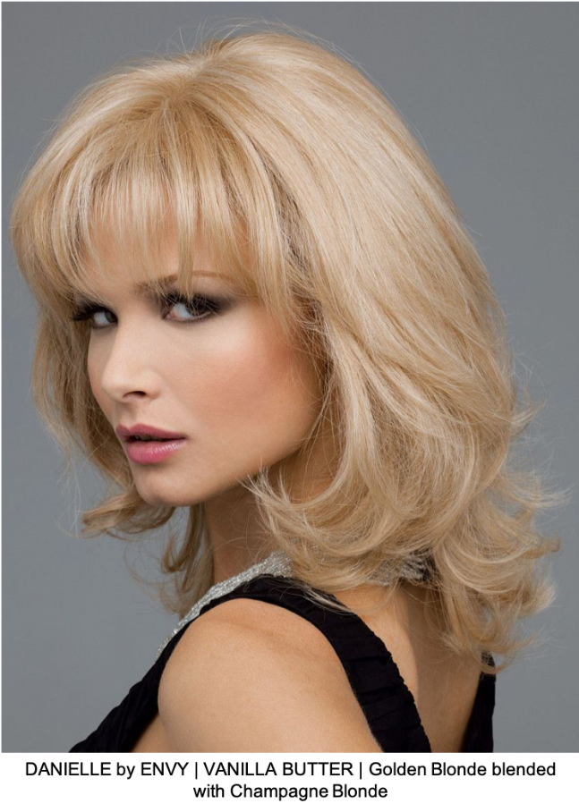 DANIELLE by ENVY | VANILLA BUTTER | Golden Blonde blended with Champagne Blonde 