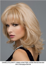 DANIELLE by ENVY | VANILLA BUTTER | Golden Blonde blended with Champagne Blonde 