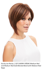 EVE WIG by Jon Renau in 32F CHERRY CRÈME | Medium Red and Medium Red-Gold Blonde Blend with Medium Red Nape