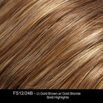 FS12/24B CINNAMON SYRUP | Golden Brown with Honey Blonde Highlights