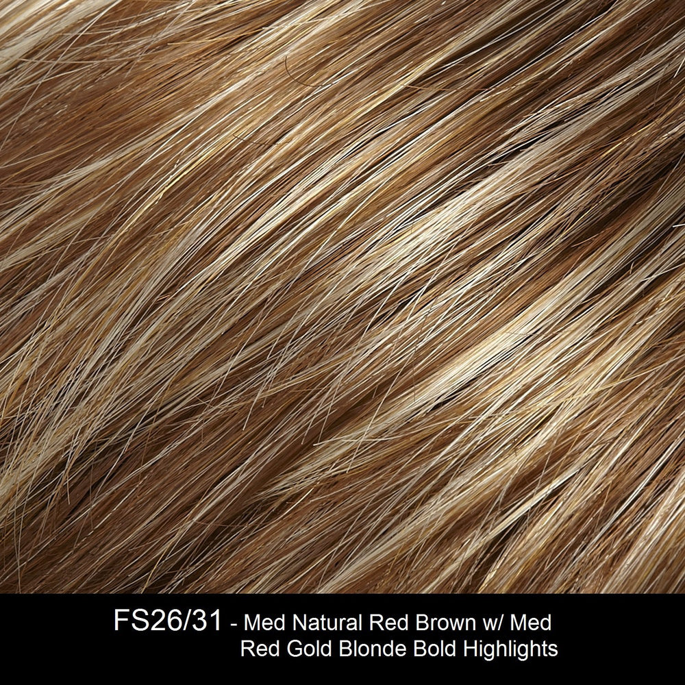 FS26/31 | Medium Red-Gold Blonde and Light Natural Gold Blonde Blend with Light Natural Gold Blonde Bold Highlights