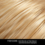 FS613/24B | Light Gold Blonde and Pale Natural Blonde Blend with Light Natural Blonde Highlights