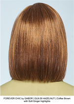 FOREVER CHIC by GABOR | GL8-29 HAZELNUT | Coffee Brown with Soft Ginger highlights
