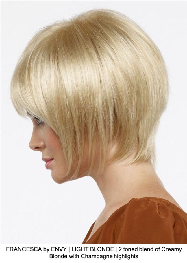 FRANCESCA by ENVY | LIGHT BLONDE | 2 toned blend of Creamy Blonde with Champagne highlights 