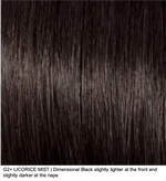 G2+ LICORICE MIST | Dimensional Black slightly lighter at the front and slightly darker at the nape