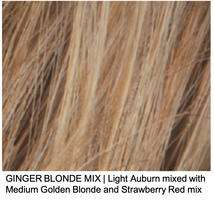 GINGER BLONDE MIX | Light Auburn mixed with Medium Golden Blonde and Strawberry Red mix