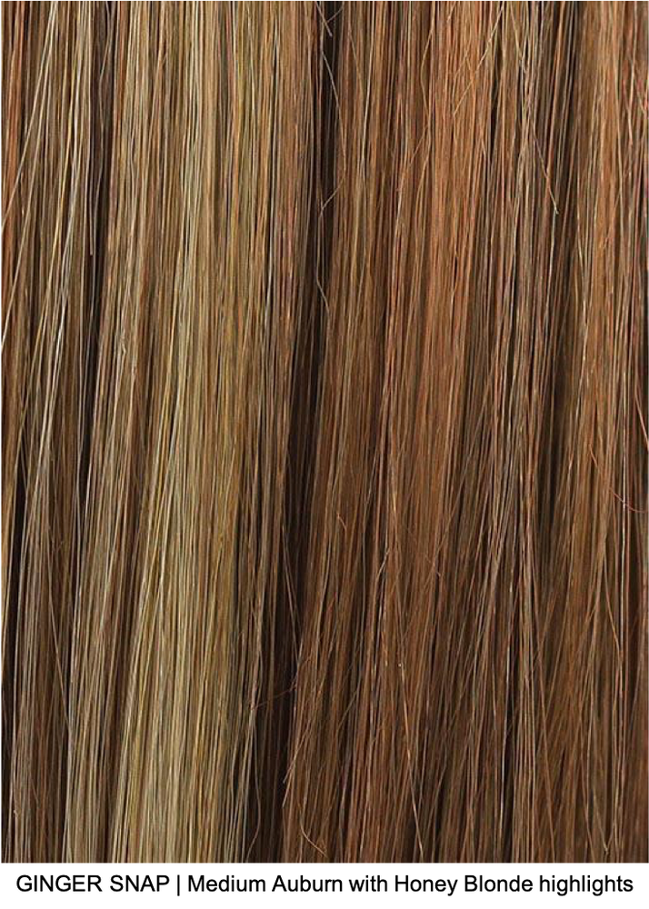 GINGER SNAP | Medium Auburn with Honey Blonde highlights