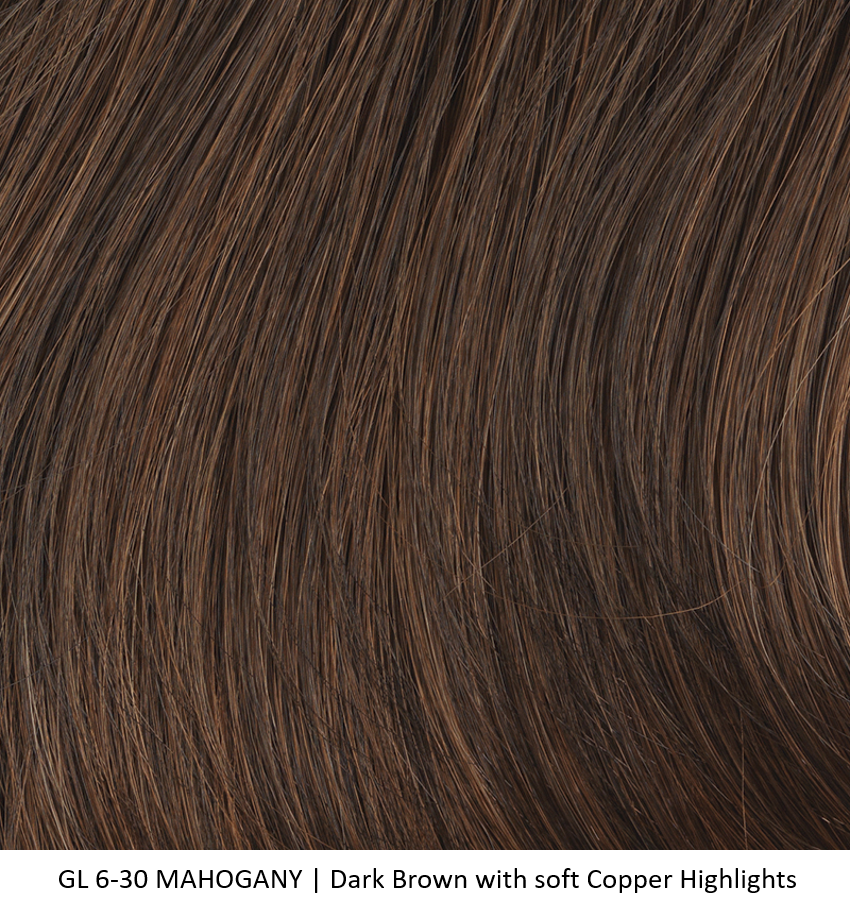 GL 6-30 MAHOGANY | Dark Brown with soft Copper Highlights Gabor