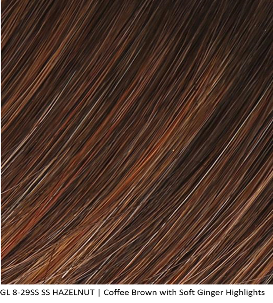 GL8-29SS SS HAZELNUT | Coffee Brown with Soft Ginger Highlights 