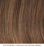 GL8-29 HAZELNUT | Coffee Brown with Soft Ginger Highlights 