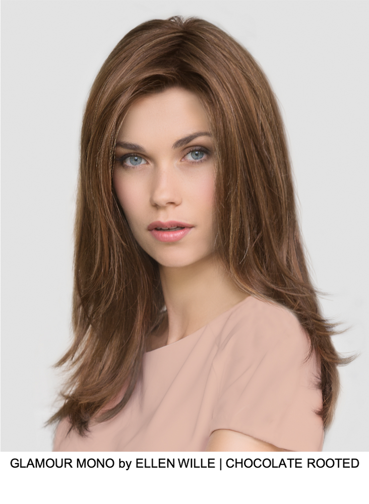 Glamour Mono Synthetic Lace Front Wig (Mono Part)