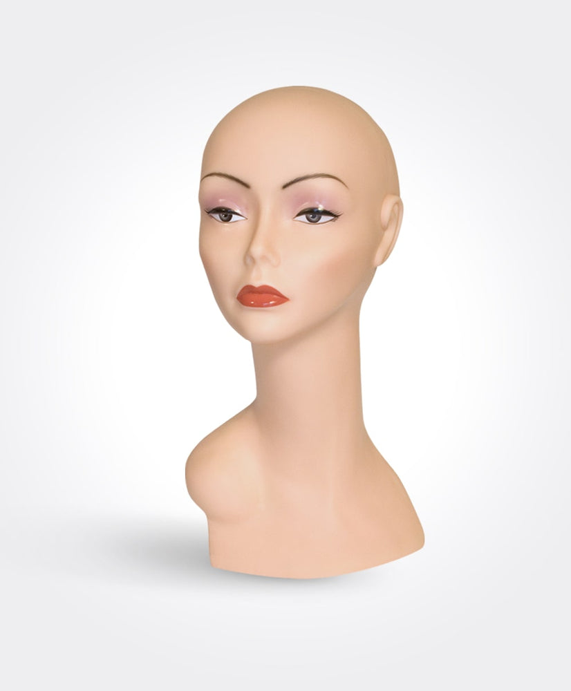 16" Deluxe Caucasian Manequin Head