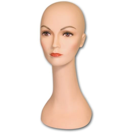 18" Deluxe Caucasian Manequin Head