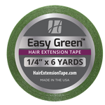 Easy Green Hair Extension Tape 1/4" x 6 Yd