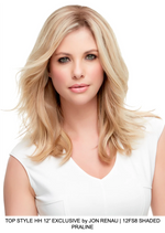 Top Style HH 12" Remy Human Hair Exclusive Topper (Mono Top)