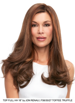 Top Full HH 18" Remy Human Hair Topper (Hand-Tied)