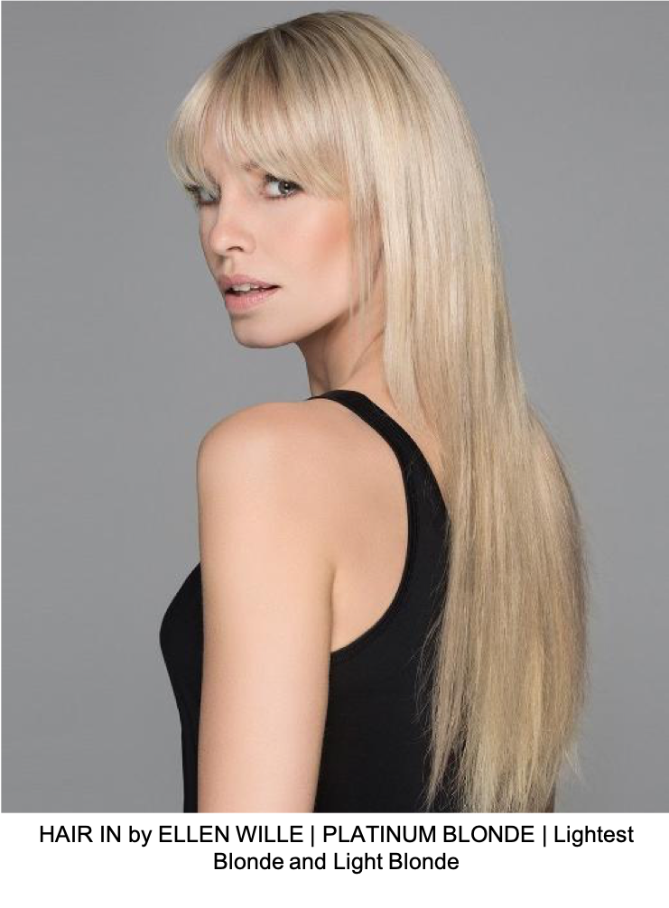 HAIR IN by ELLEN WILLE | PLATINUM BLONDE | Lightest Blonde and Light Blonde