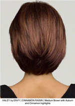 HALEY by ENVY | CINNAMON RAISIN | Medium Brown with Auburn and Cinnamon highlights