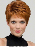 Heather Human Hair / HF Synthetic Blend Lace Front Wig (Hand-Tied)