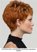 HEATHER by ENVY | LIGHTER RED | Irish Red with subtle Blonde highlights