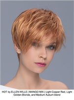 HOT by ELLEN WILLE | MANGO MIX | Light Copper Red, Light Golden Blonde, and Medium Auburn blend