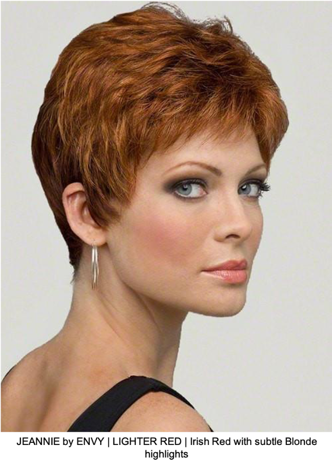 JEANNIE by ENVY | LIGHTER RED | Irish Red with subtle Blonde highlights