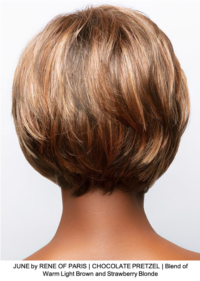 JUNE by RENE OF PARIS | CHOCOLATE PRETZEL | Blend of Warm Light Brown and Strawberry Blonde