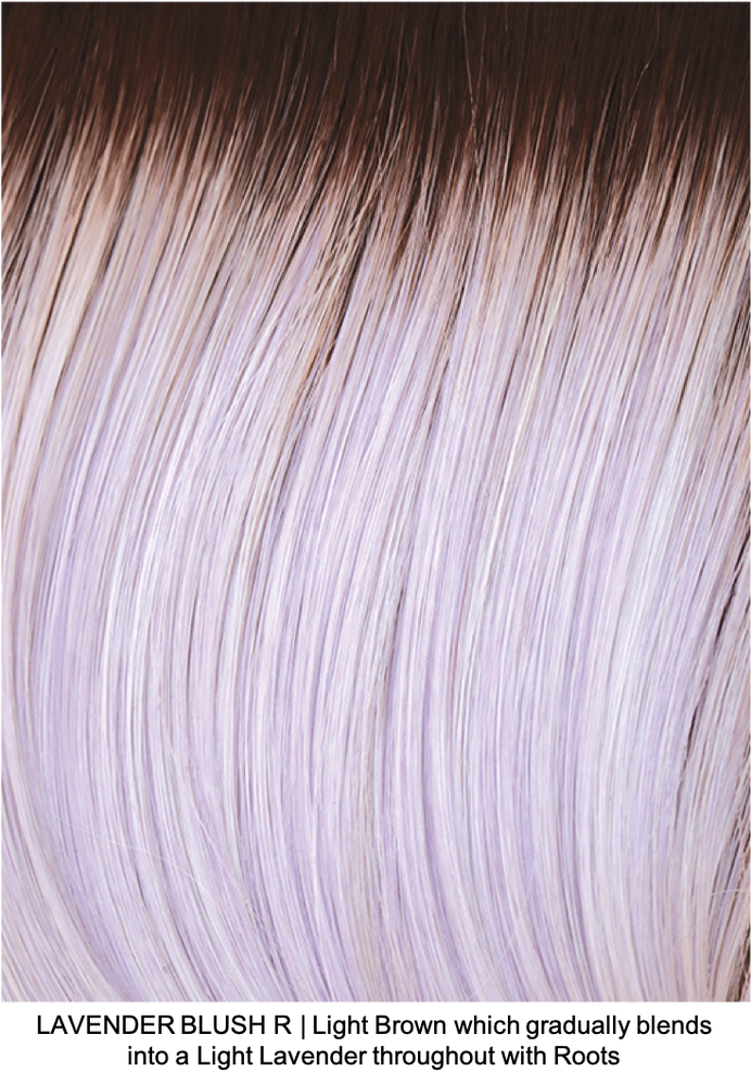 LAVENDAR BLUSH R | Light Brown which gradually blends into a Light Lavender throughout with Roots