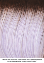 LAVENDAR BLUSH R | Light Brown which gradually blends into a Light Lavender throughout with Roots