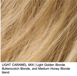 LIGHT CARAMEL MIX | Light Golden Blonde Butterscotch Blonde, and Medium Honey Blonde blend