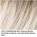 LIGHT CHAMPAGNE MIX | Platinum Blonde, Cool Platinum Blonde, and Light Golden Blonde blend