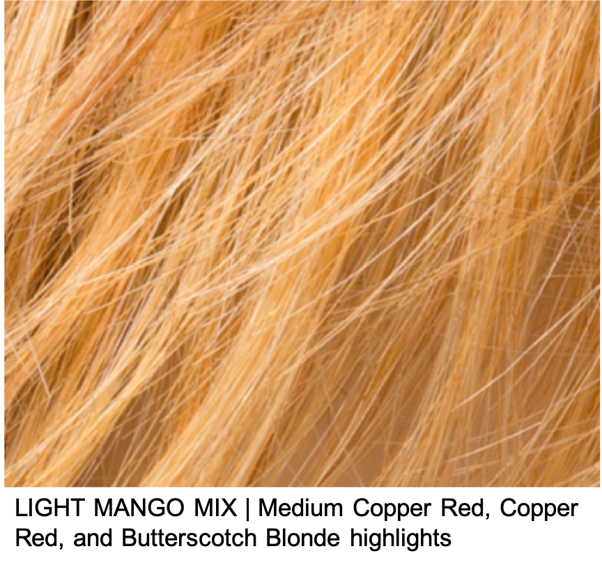 LIGHT MANGO MIX | Medium Copper Red, Copper Red, and Butterscotch Blonde highlights 