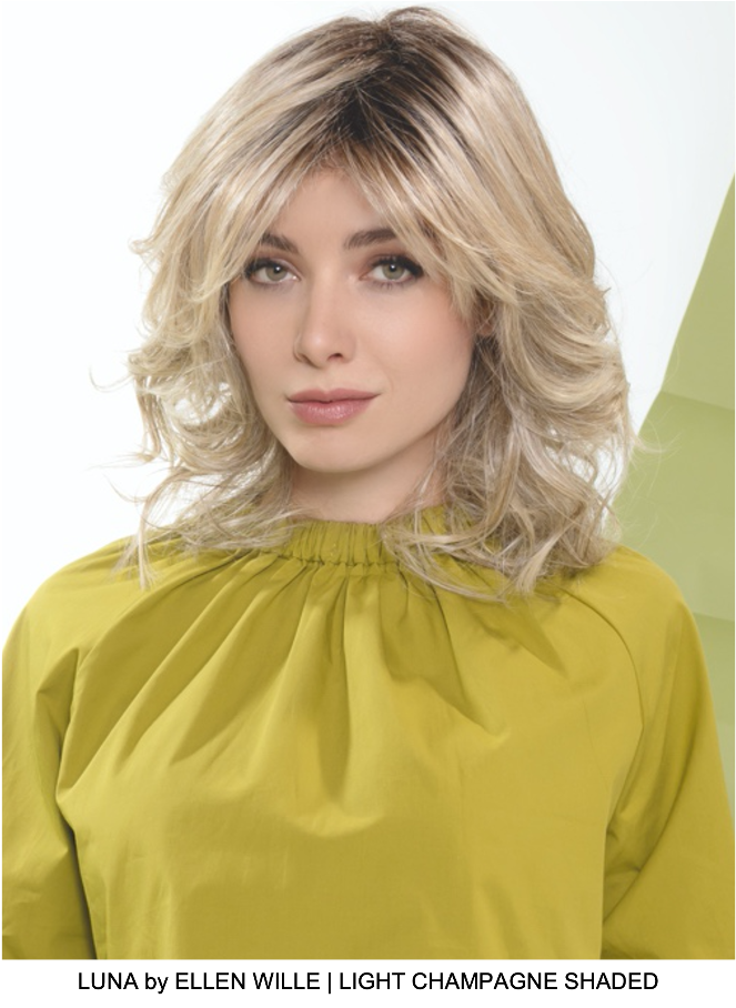 NEW!! Luna HF Synthetic Lace Front Wig (Mono Crown)