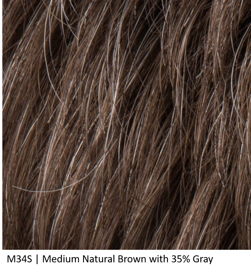 M34S | Medium Natural Brown with 35% Gray