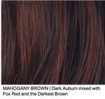 MAHOGANY BROWN | Dark Auburn mixed with Fox Red and the Darkest Brown
