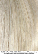 MARSHMALLOW BLONDE | Mixture blend of Platinum, Pure, and Satin Blonde with Marshmallow Blonde highlights 