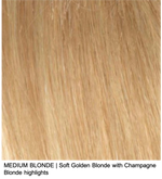 MEDIUM BLONDE | Soft Golden Blonde with Champagne Blonde highlights 