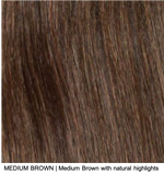 MEDIUM BROWN | Medium Brown with natural highlights