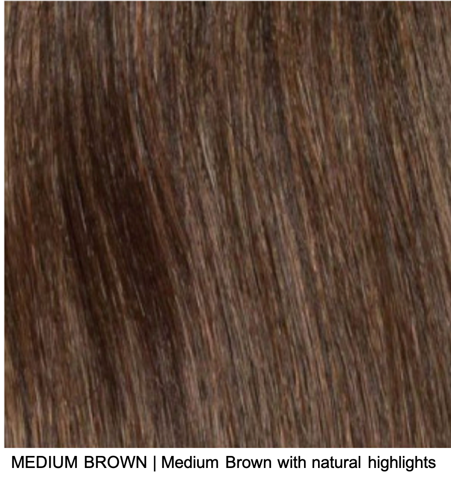 MEDIUM BROWN | Medium Brown with natural highlights