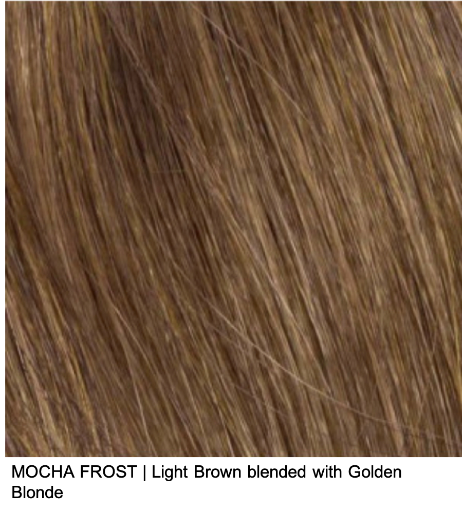 MOCHA FROST | Light Brown blended with Golden Blonde 