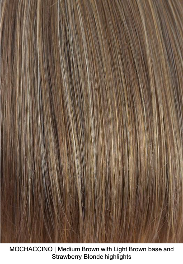 MOCHACCINO | Medium Brown with Light Brown base and Strawberry Blonde highlights