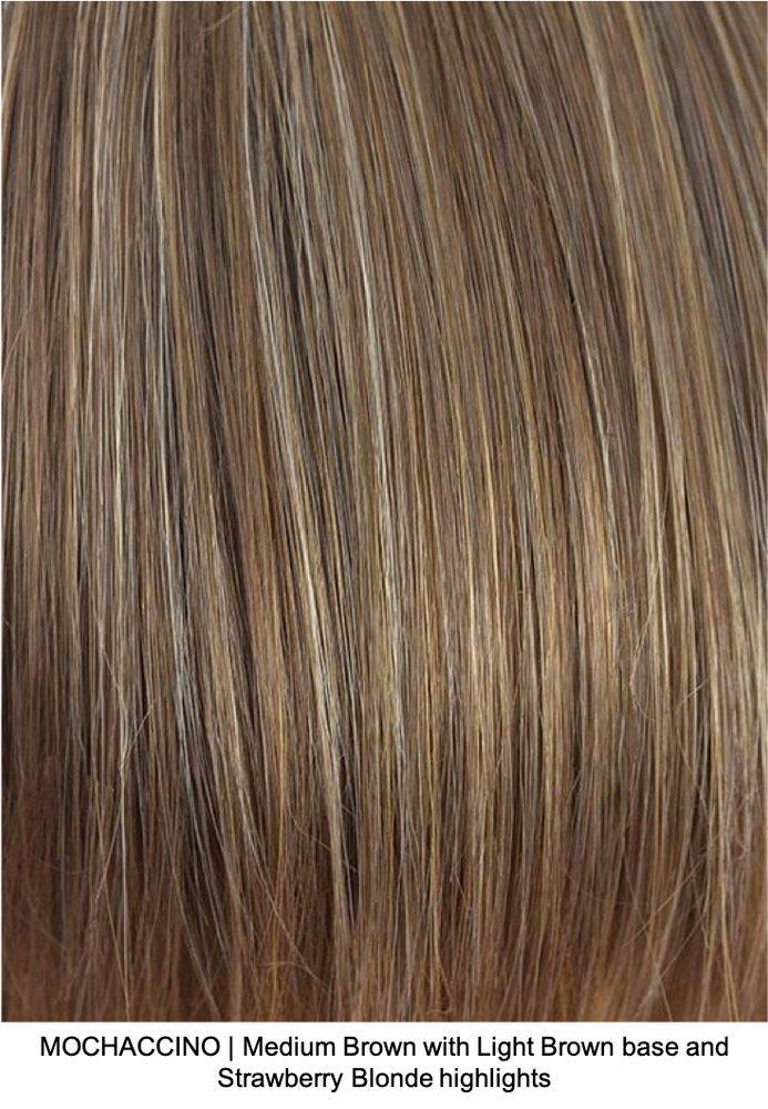 MOCHACCINO | Medium Brown with Light Brown base and Strawberry Blonde highlights 