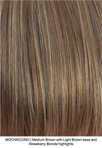 MOCHACCINO | Medium Brown with Light Brown base and Strawberry Blonde highlights