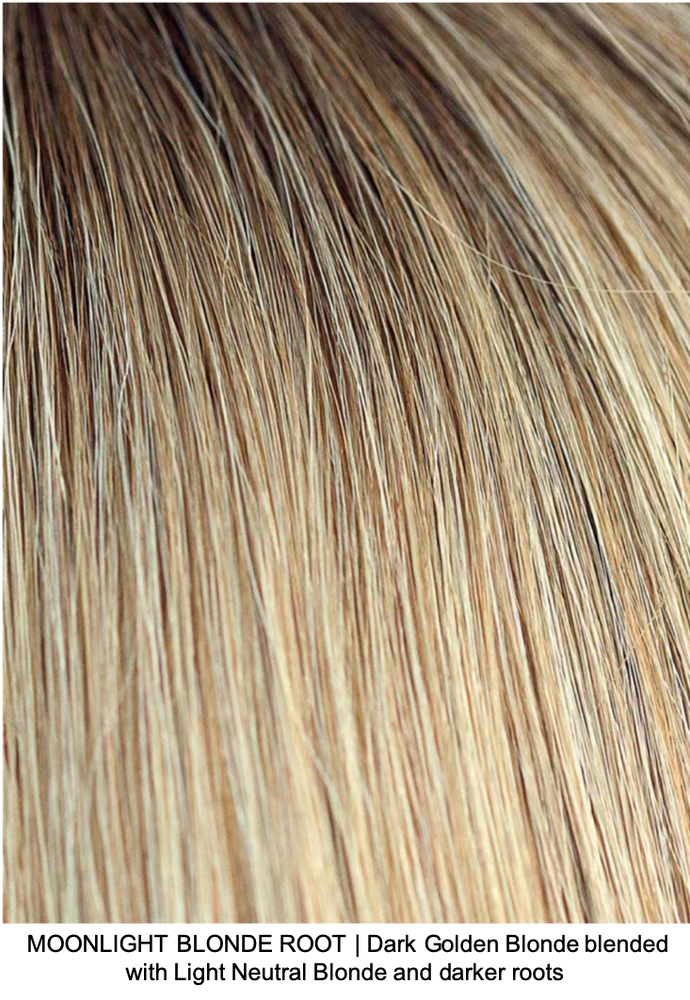  MOONLIGHT BLONDE ROOT | Dark Golden Blonde blended with Light Neutral Blonde and Darker roots